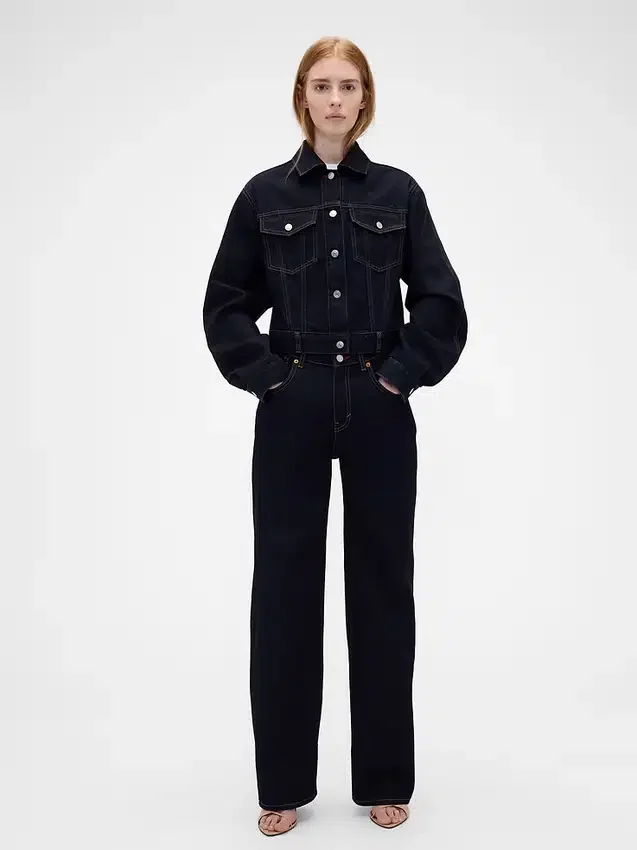 GAP × Victoria Beckham høytaljede, rette Jeans