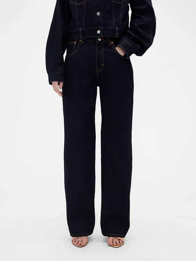 GAP × Victoria Beckham høytaljede, rette Jeans