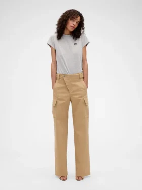 Gap × Victoria Beckham T-skjorte i økologisk bomull med logo
