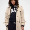 GAP × Victoria Beckham tykk hoodie i fransk frotté