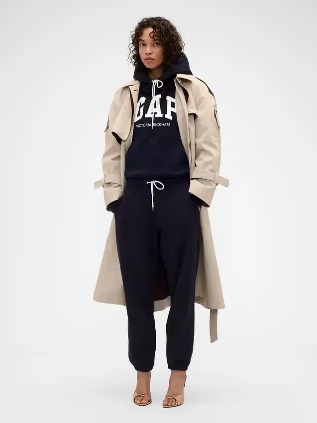 GAP × Victoria Beckham tykk hoodie i fransk frotté