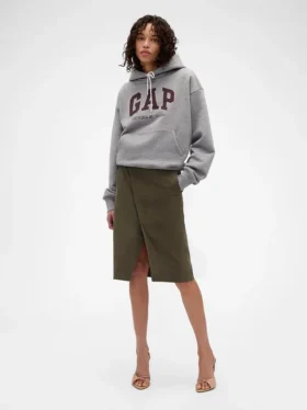 GAP × Victoria Beckham tykk hoodie i fransk frotté