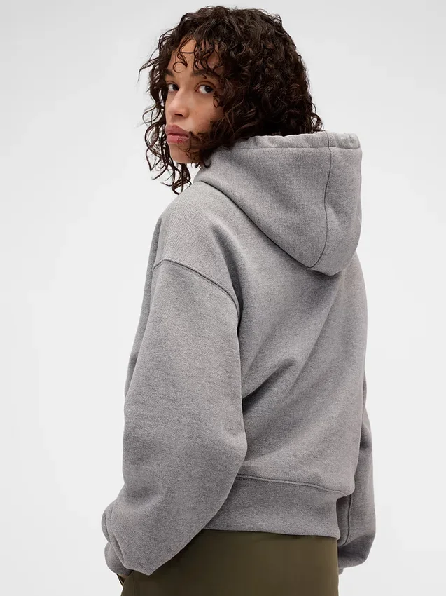 GAP × Victoria Beckham tykk hoodie i fransk frotté