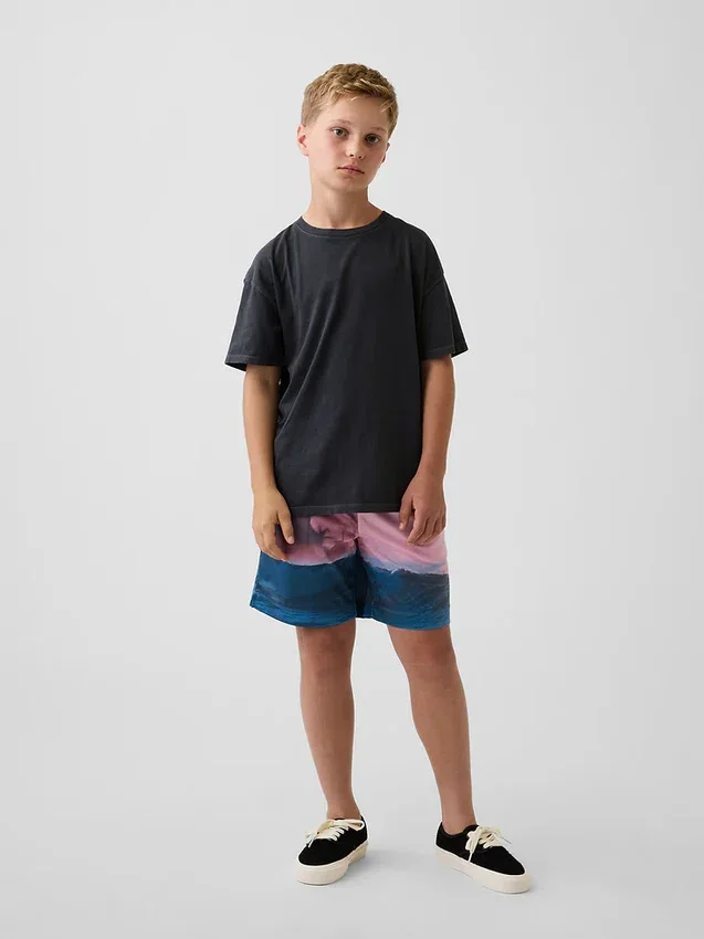 GapFit 6" resirkulerte mesh-shorts for barn