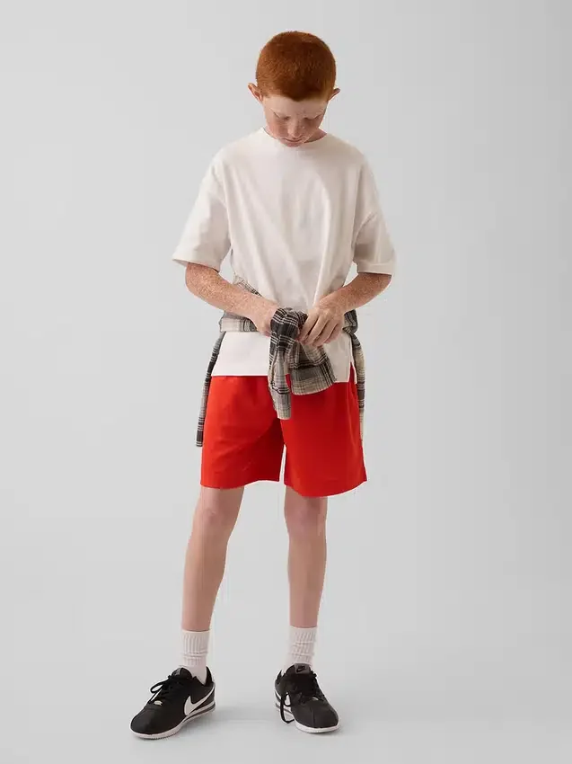 GapFit 6" resirkulerte mesh-shorts for barn