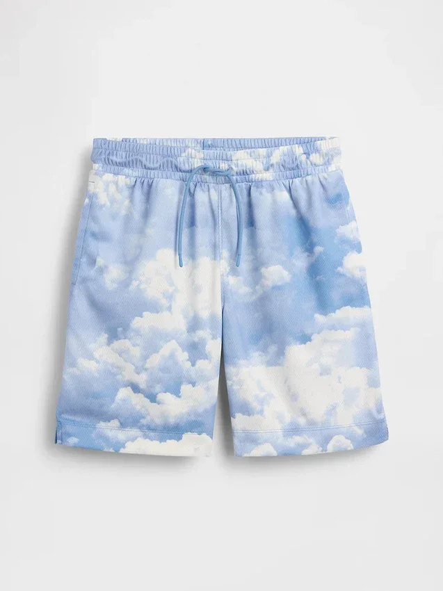 GapFit 6" resirkulerte mesh-shorts for barn