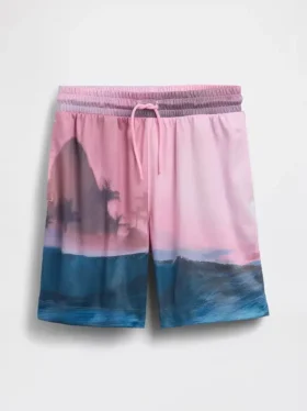 GapFit 6″ resirkulerte mesh-shorts for barn