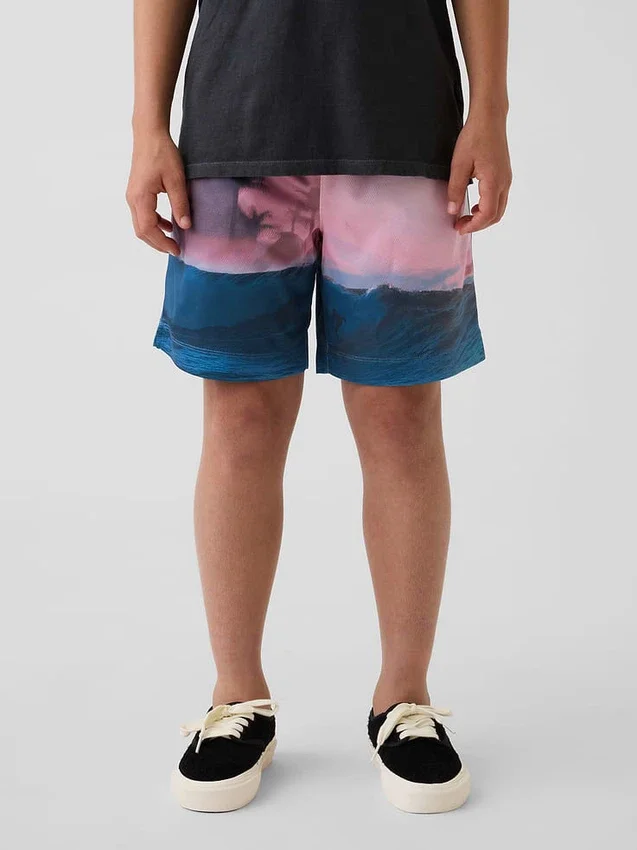 GapFit 6" resirkulerte mesh-shorts for barn