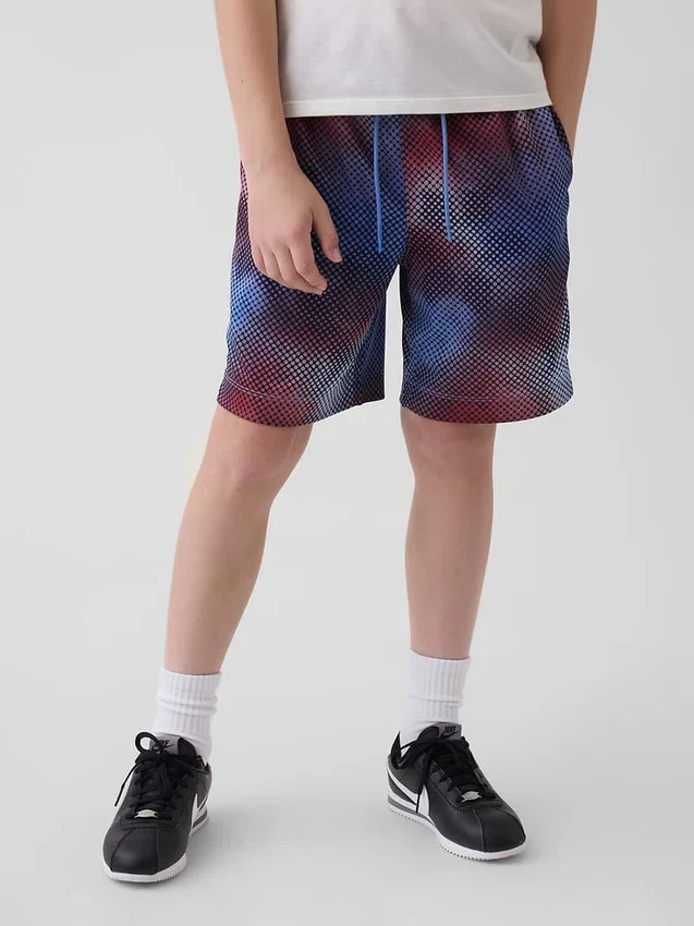 GapFit 6" resirkulerte mesh-shorts for barn