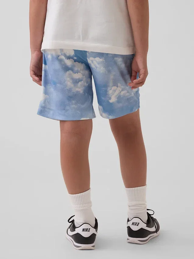 GapFit 6" resirkulerte mesh-shorts for barn