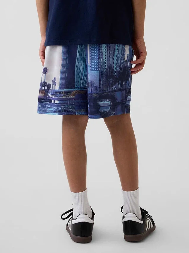 GapFit 6" resirkulerte mesh-shorts for barn