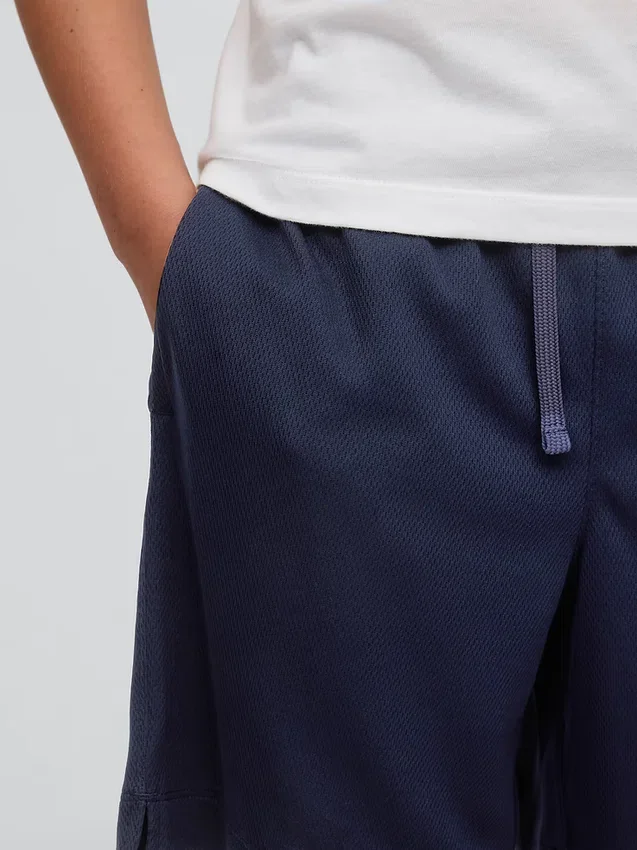 GapFit 6" resirkulerte mesh-shorts for barn