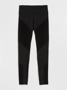 GapFit leggings med høy midje, strukturert stripe og Sculpt-kompresjon