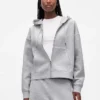 GapFit oversized hettegenser med glidelås