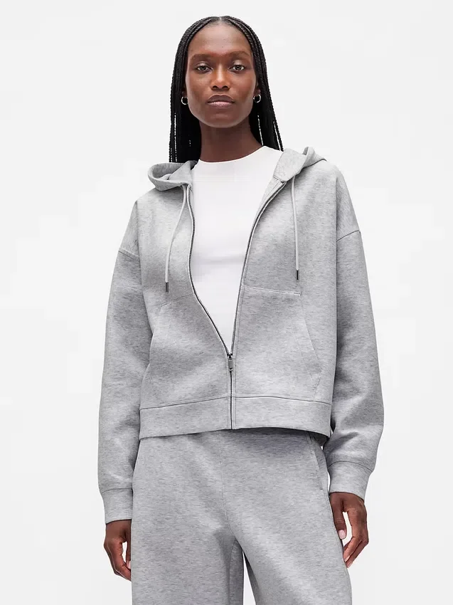 GapFit oversized hettegenser med glidelås