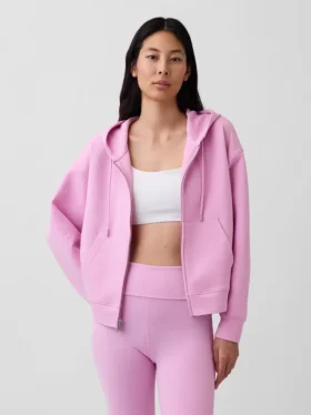 GapFit oversized hettegenser med glidelås