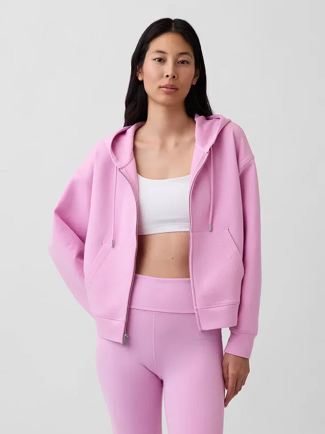 GapFit oversized hettegenser med glidelås