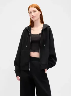 GapFit oversized hettegenser med glidelås