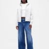 GapFit oversized hettegenser med glidelås