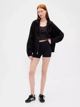 GapFit oversized hettegenser med glidelås