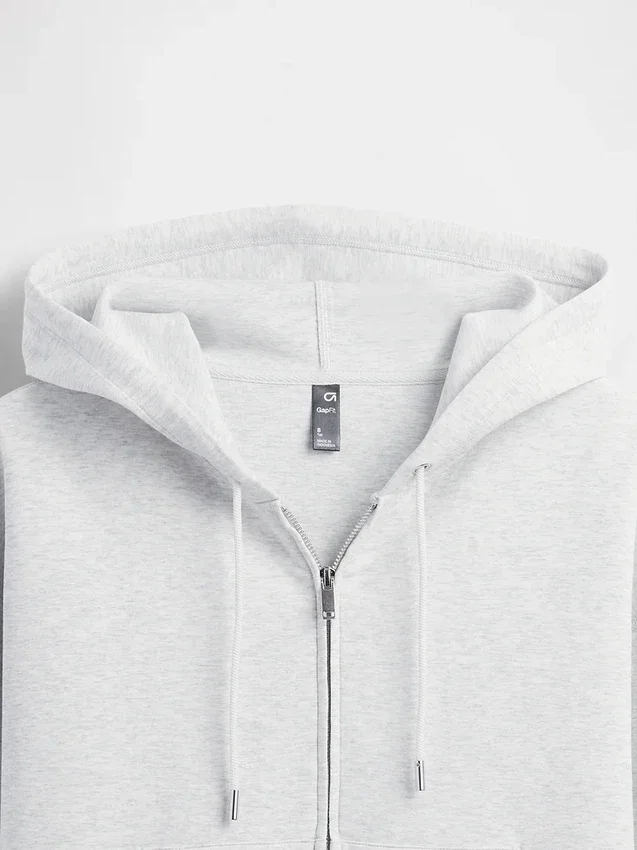 GapFit oversized hettegenser med glidelås