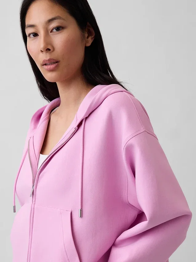GapFit oversized hettegenser med glidelås