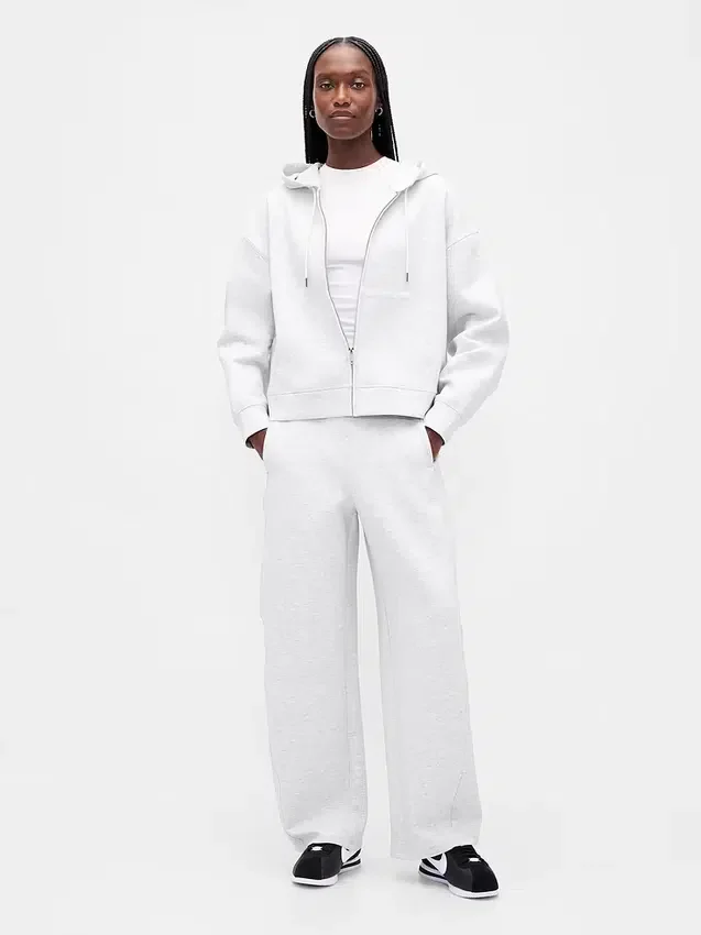 GapFit oversized hettegenser med glidelås