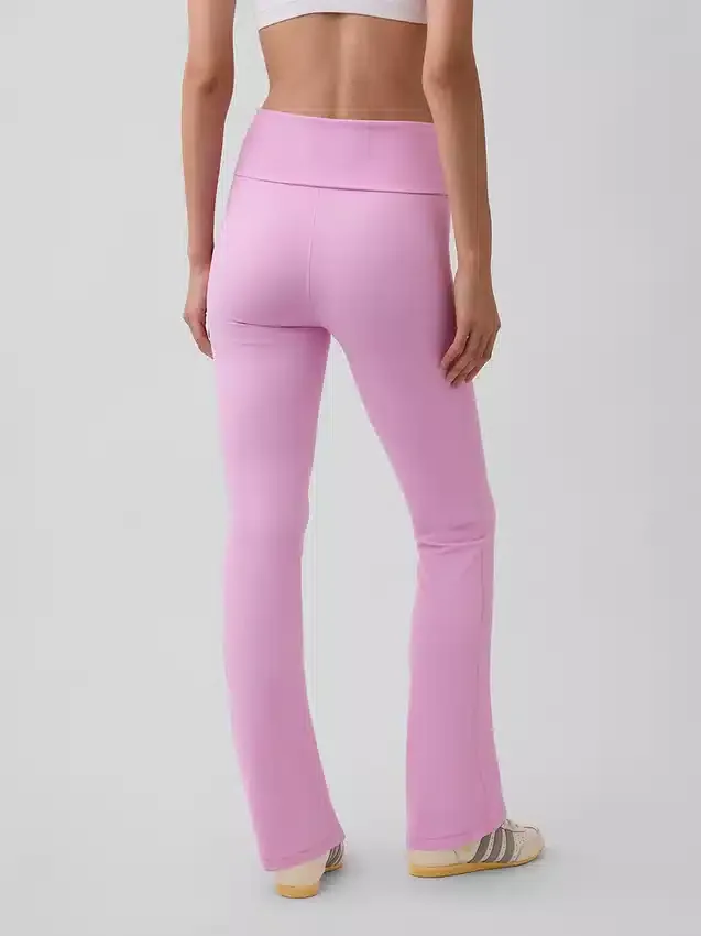 GapFit Smooth Foldover Mini Flare-leggings