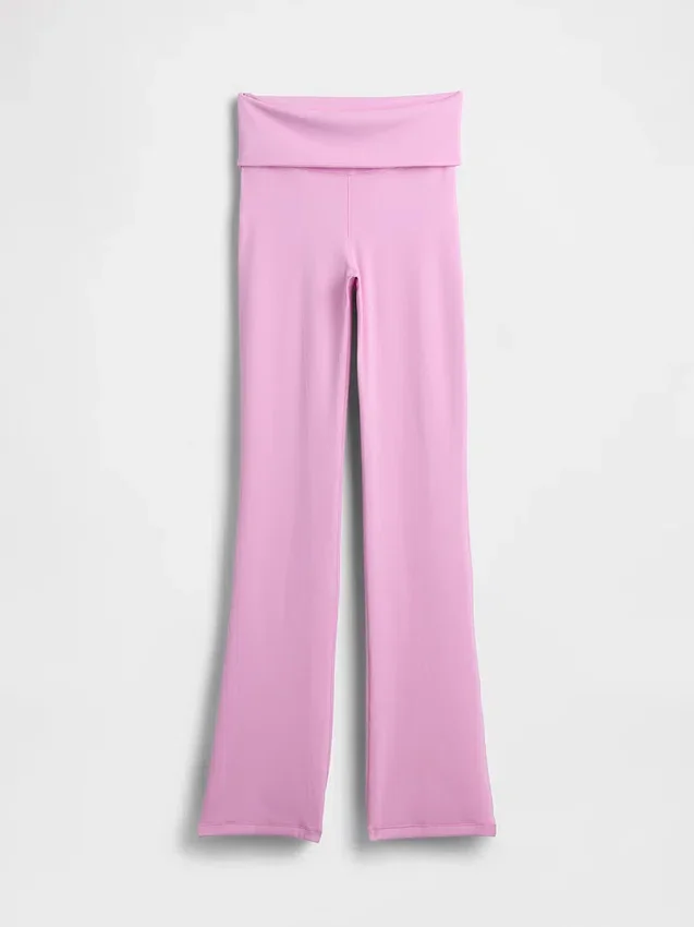 GapFit Smooth Foldover Mini Flare-leggings