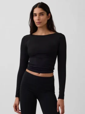 GapFit Smooth T-skjorte med båthals
