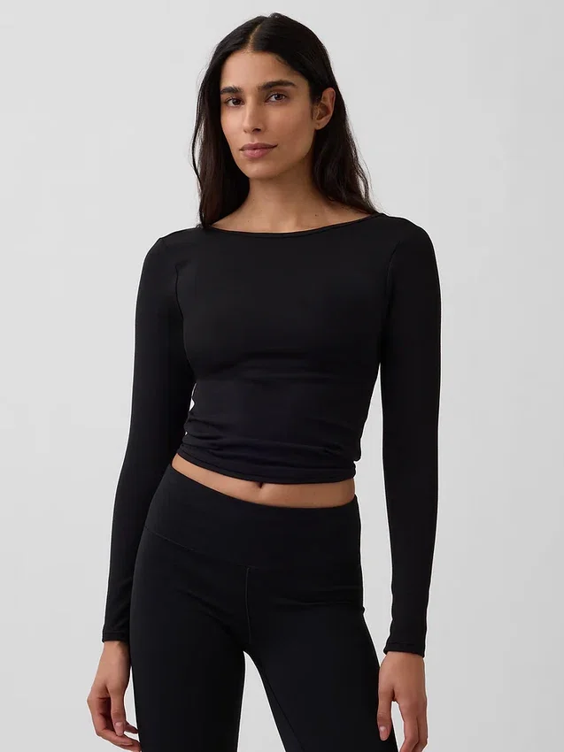 GapFit Smooth T-skjorte med båthals