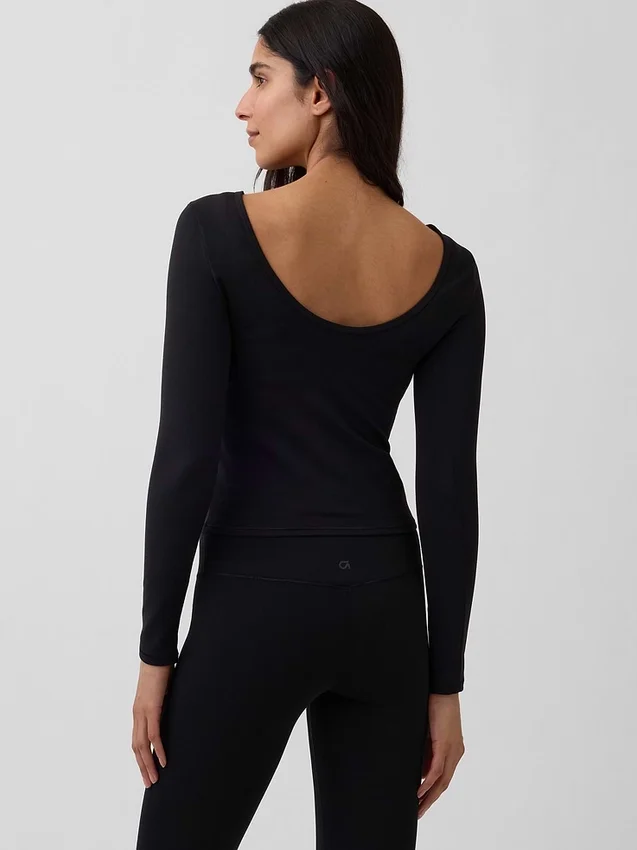 GapFit Smooth T-skjorte med båthals