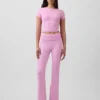GapFit Smooth vendbar crop-top med kryssrygg