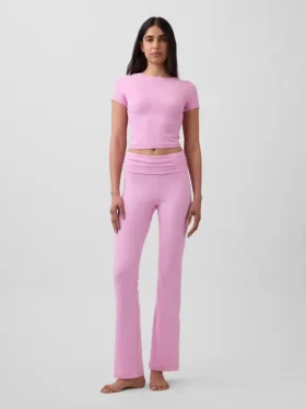 GapFit Smooth vendbar crop-top med kryssrygg