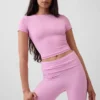 GapFit Smooth vendbar crop-top med kryssrygg