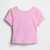 GapFit Smooth vendbar crop-top med kryssrygg