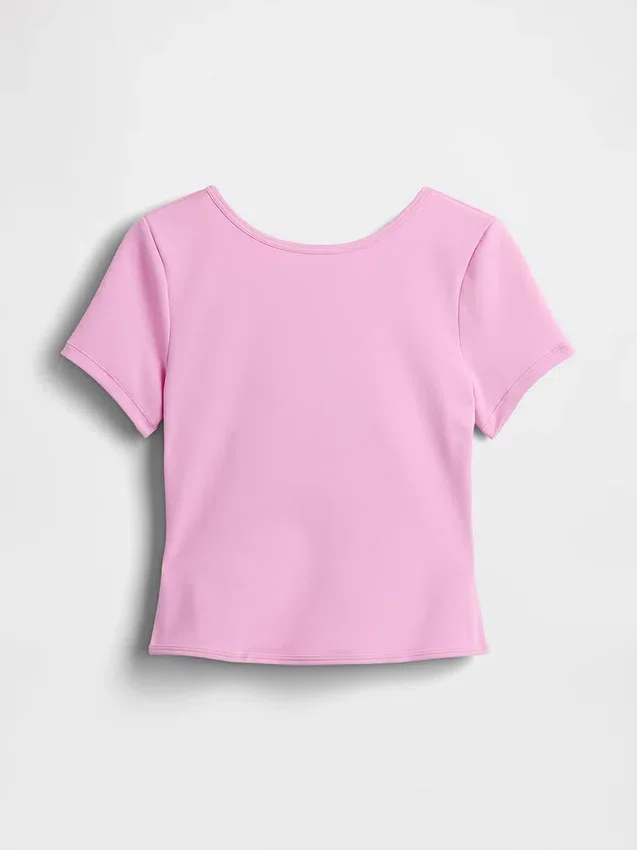 GapFit Smooth vendbar crop-top med kryssrygg