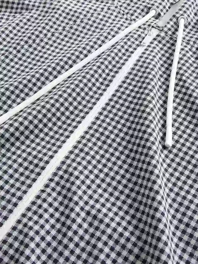 GapFit Tech Gingham-vindjakke
