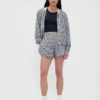 GapFit Tech Gingham-vindjakke