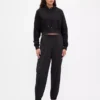 GapFit Tech joggebukse med høy midje og glidelås i nedre kant