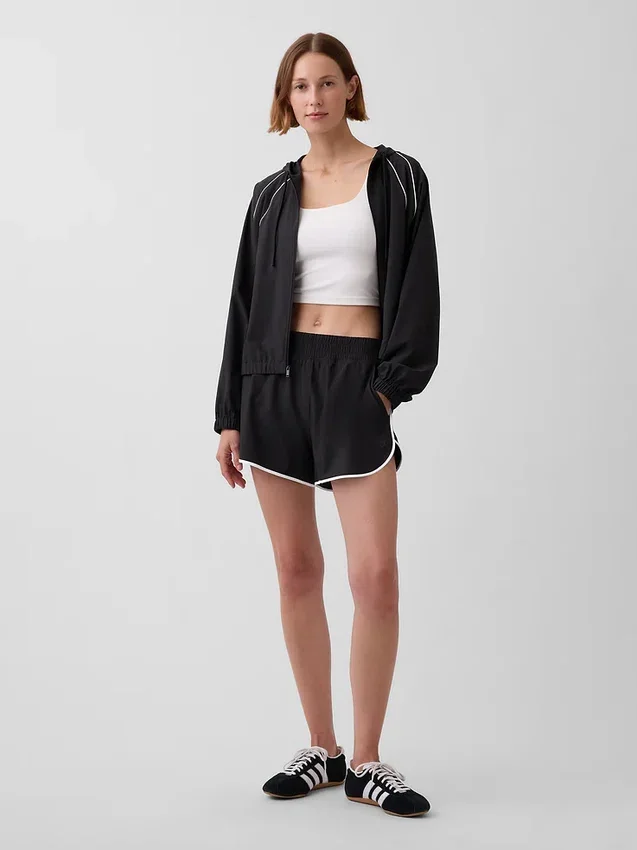 GapFit Tech løpeshorts med høy midje