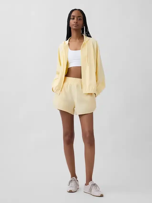 GapFit Tech løpeshorts med høy midje