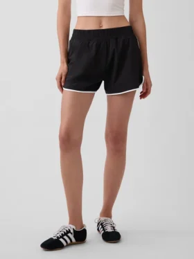 GapFit Tech løpeshorts med høy midje