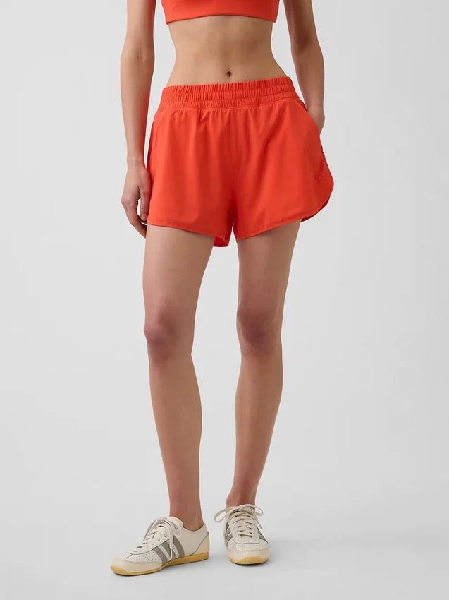 GapFit Tech løpeshorts med høy midje
