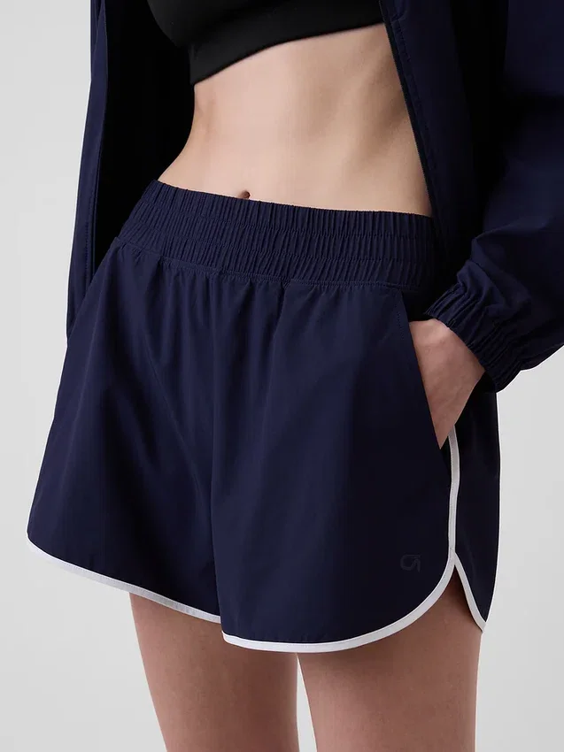 GapFit Tech løpeshorts med høy midje