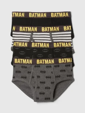 GapKids | Dc underbukser i økologisk bomull med Batman-motiv (4-pakning)