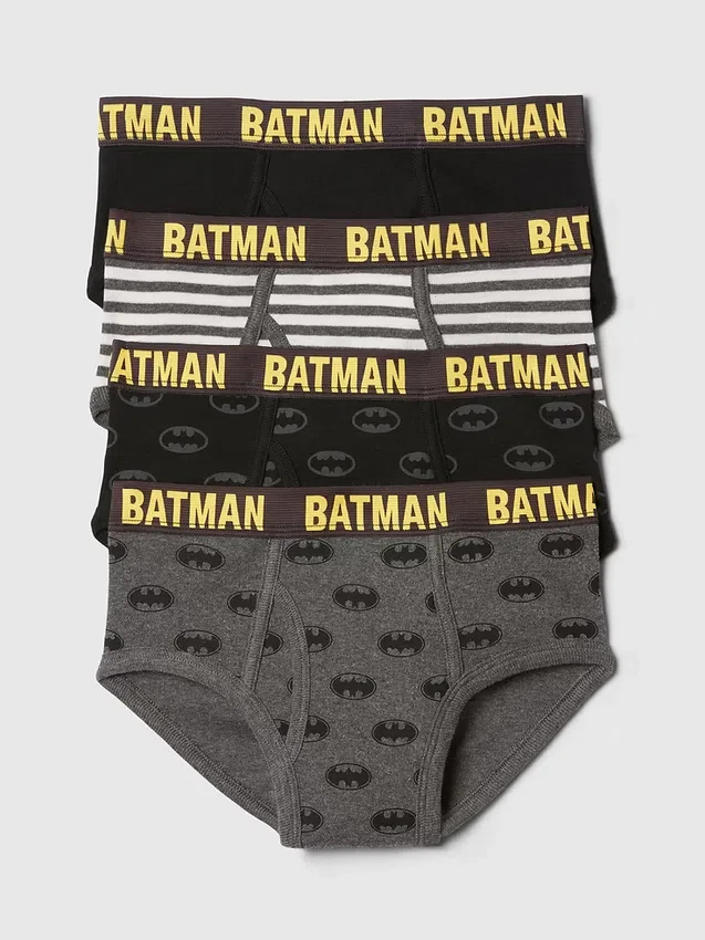 GapKids | Dc underbukser i økologisk bomull med Batman-motiv (4-pakning)