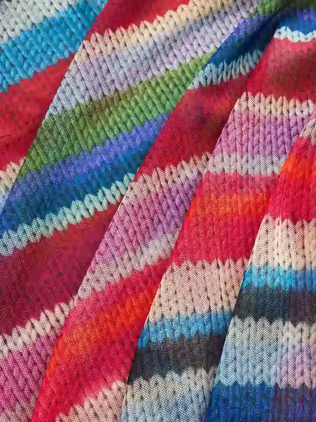 Gapstudio Happy Stripe gjennomsiktig maxiskjørt