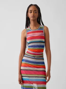 Gapstudio Happy Stripe gjennomsiktig tank-top