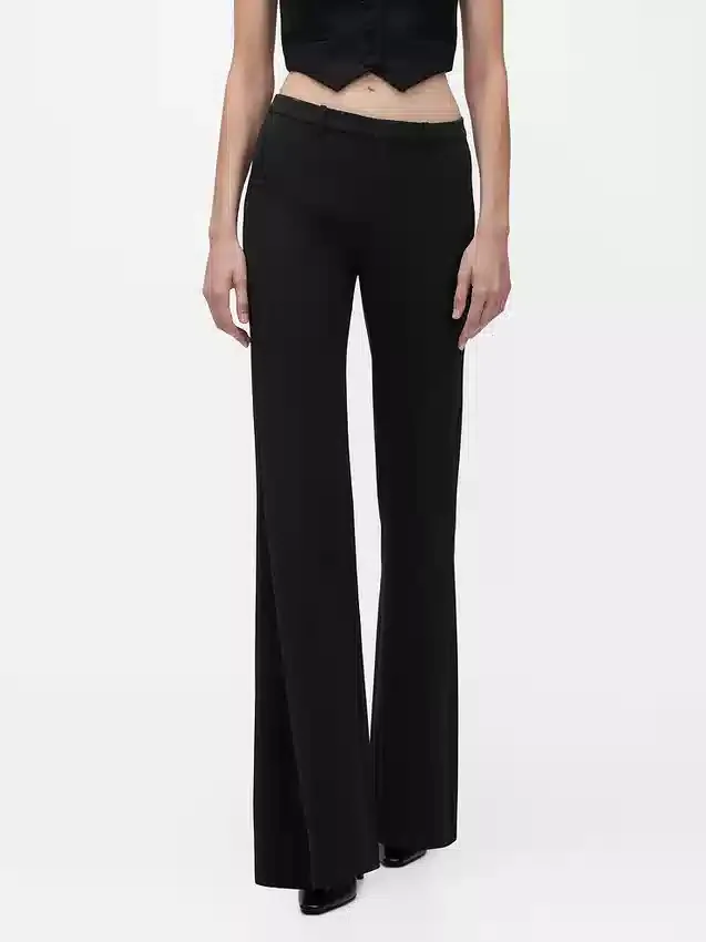 Gapstudio lavt sittende bootcut-bukser